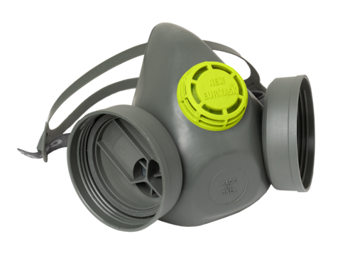 DEMI-MASQUE CAOUTCHOUC POUR 2 FILTRES