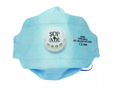 MASQUE FFP2 PLIABLE 3D VALVE (BOITE DE 20)