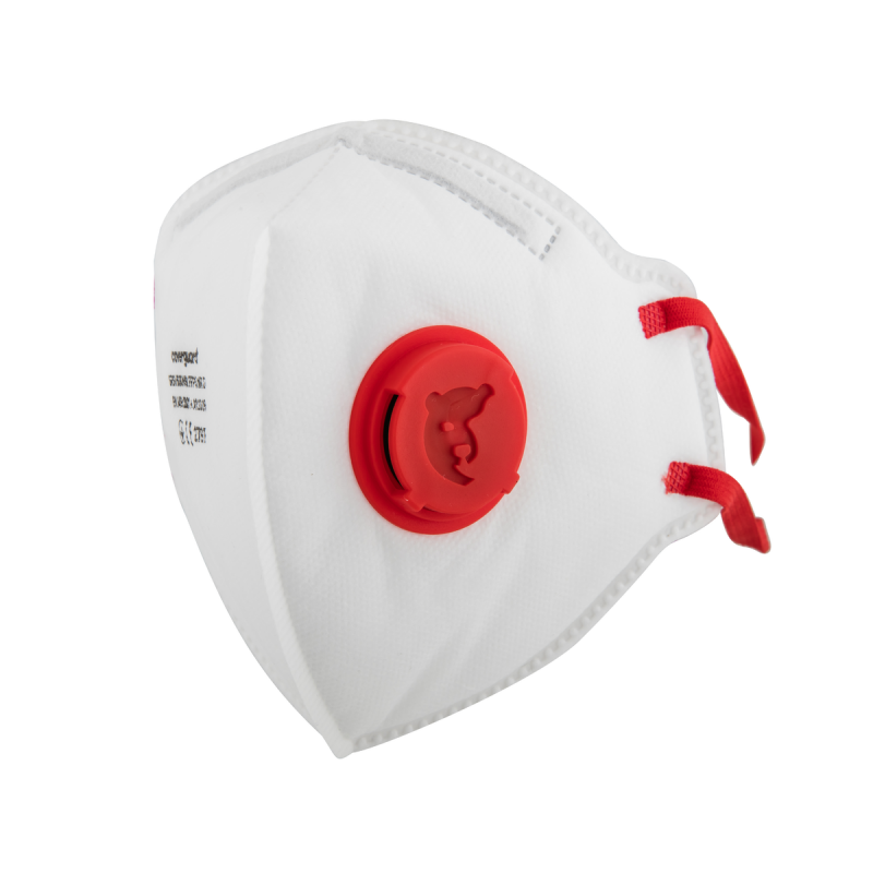 MASQUE FFP3 NR D PLIABLE AVEC VALVE (BOITE DE 10)