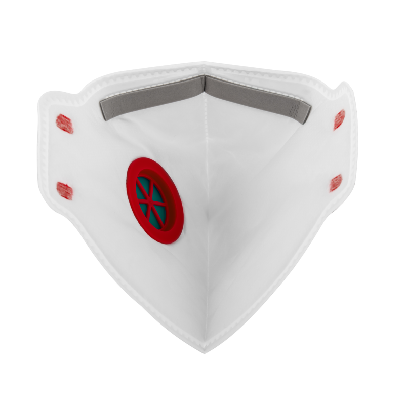 MASQUE FFP3 NR D PLIABLE AVEC VALVE (BOITE DE 10)